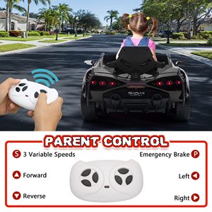 Mini <span class=keywords><strong>Auto</strong></span> Elettrica per Bambini <span class=keywords><strong>Lamborghini</strong></span> Sián con Licenza Ufficiale 12V, Go-Kart Cavalcabile da Drift a Batteria - Product Image 3