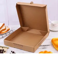 Emballage en carton ondulé de qualité alimentaire avec logo personnalisé Impression offset Forme octogonale Boîte à pizza