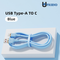 Câble de données Type-C à charge rapide 2A, écologique, 60W 100W 240W, en silicone composite et cuivre pur, multi-ports, cadeau personnalisé