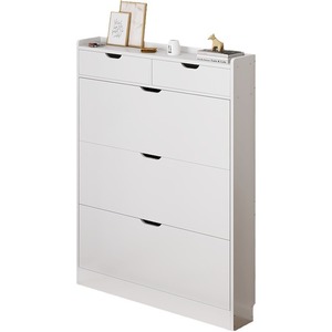 Nouveau modèle 17cm armoire à chaussures en bois Flip intérieur/extérieur <span class=keywords><strong>petit</strong></span> support d'<span class=keywords><strong>entrée</strong></span> étroit <span class=keywords><strong>pour</strong></span> l'<span class=keywords><strong>entrée</strong></span> de la maison - Product Image 5