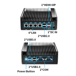 <span class=keywords><strong>Mini</strong></span> PC Industrial sin Ventilador Intel N100/N150 Barebone Quad I226 LAN PCB de 10 Capas 4 COM HD DP DDR4 M.2 SSD USB WIFI/4G GPIO - Product Image 4