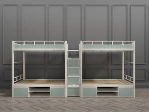 Litera de metal para dormitorio escolar de alta calidad con escaleras para el personal de los estudiantes - Product Image 4