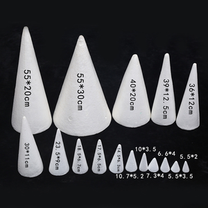 DIY Toy Multi-colored Customizable Christmas Tree Decoration <strong>Polyfoam</strong> &amp; Styrofoam Cone - Product Image 3
