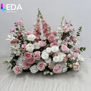 Camino de Flores Romántico LEDA Directo de Fábrica, Decoración Floral Artificial para Bodas, Hilera de Flores Decorativas - Product Image 6