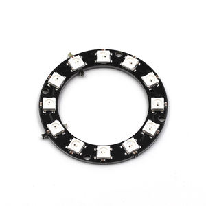 WS2812 светодиодная полноцветная плата водителя 5050 RGB квадратная круглая Светодиодная лампа - Product Image 3