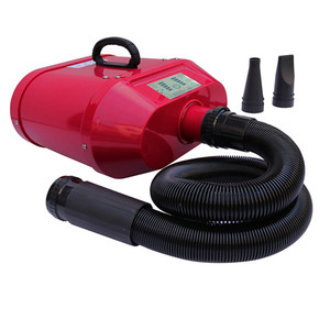 Sèche-cheveux pour animaux de compagnie 2600W à double moteur, vitesse réglable, écran LCD, charge écologique, en plastique, pour petits animaux - Product Image 1