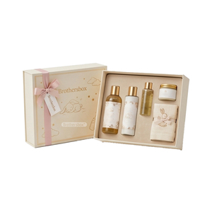 Boîte cadeau de luxe sur mesure pour nouveau-né, coffret cadeau d'articles de toilette de luxe avec couvercle - Product Image 2