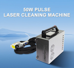 Machine de nettoyage au laser à fibre portative 50W 100W 200W, éliminateur de rouille et de peinture pour métal et acier inoxydable - Product Image 1