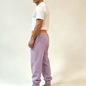 Pantalon de survêtement 100% coton personnalisé, 400g, coupe ample, haute qualité, pantalon de jogging pour homme - Product Image 5
