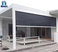 Persiana Enrollable Exterior con Protección UV y Sistema de Sombreado Integrado para Pérgolas y Terrazas