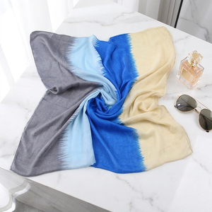 Voile d'été transparent en polyester mercerisé haute performance, certifié GRS BCI, texture lisse, 100 % polyester, idéal pour les hijabs. - Product Image 1