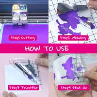 Venta al por mayor DIY artesanía vinilo PVC brillo pegatina holográfica brillo autoadhesivo rollo de vinilo para plotter de corte