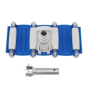 Equipo de Limpieza de Fondo de Piscina a Precio de Fábrica, Cabezal de Aspiradora para Piscina de 14 Pulgadas con Ruedas y Mango de Aluminio - Product Image 3