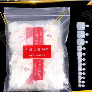 500 piezas francés dedo consejos Natural acrílico uñas estilo <span class=keywords><strong>Europa</strong></span> Artificial uñas falsas para salón bricolaje - Product Image 5
