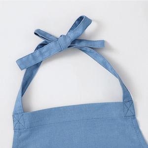 <span class=keywords><strong>Delantal</strong></span> <span class=keywords><strong>y</strong></span> <span class=keywords><strong>gorro</strong></span> de chef lavable ecológico de lino/algodón para niños de 3 a 5 años, ropa de cocina para niños de 3 a 5 años - Product Image 3