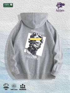 هودي بطباعة 'في جلوك نثق' مصنوع من القطن 100٪ متوفر في المستودعات الأمريكية بـ 7 ألوان - Product Image 2