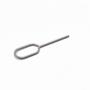 工場OEM品質SS304SIMカードエジェクターピンカスタムスマートフォンカードトレイイジェクトツール使いやすい抽出スプリングツール - Product Image 3