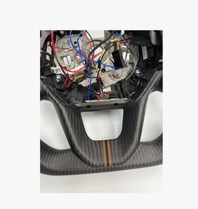 Volante Deportivo de Fibra de Carbono YLC, Versión Racing, para SEAT <span class=keywords><strong>Leon</strong></span> Mk3 <span class=keywords><strong>FR</strong></span> <span class=keywords><strong>Cupra</strong></span> Ibiza, Volant Carbone, Volante <span class=keywords><strong>Cupra</strong></span> - Product Image 4