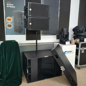 1 set active line array professional audio 2+1"speaker outdoor portable speaker