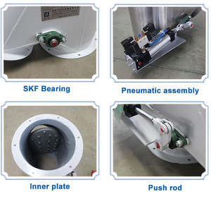 Material de transporte de control de <span class=keywords><strong>puerta</strong></span> de 2 vías y 3 vías neumático de acero inoxidable que actúa encendido apagado - Product Image 3