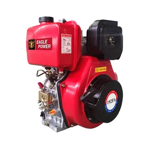 Motor diésel refrigerado por aire 192F uso para máquina agrícola/generador/cultivador/bomba de agua