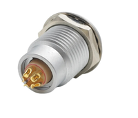 Connecteur Aviation Circulaire Métallique Série B EGG, Type Push-Pull Auto-Bloquant 0B1B