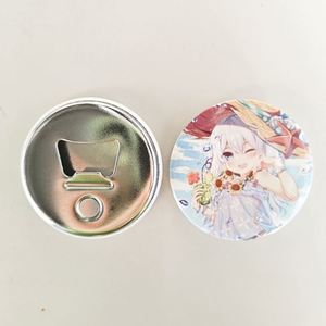 Badges promotionnels personnalisés en fer blanc de haute qualité, en forme d'étoile et de cœur, avec épingle de sûreté - Product Image 4