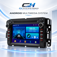 Navigation GPS pour voiture GMC, radio FM, lecteur DVD de voiture, écran HD 7 pouces, processeur 4 cœurs, Android, WiFi, CarPlay sans fil, Android Auto