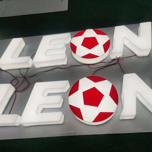 Lettres acryliques transparentes <span class=keywords><strong>3D</strong></span> découpées au laser Lettres murales en acrylique en plastique pour hôpitaux de sociétés automobiles avec bandes LED - Product Image 1