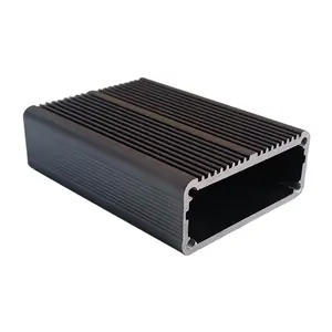 Black Surface Die Cast Junction Electronic Instrument Custom Cnc Milling Aluminum Enclosure Box