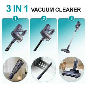 Winning Star Wireless <b>Handheld</b> <b>Vacuum</b> Cleaner With Touchscreen 3 In 1 For Home And Car Cleaning - Product Image 3