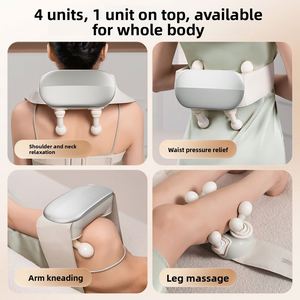 Masseur électrique pour le cou et les épaules avec chaleur, thérapie par massage Shiatsu, chaise de massage cervicale et trapèze pour soulager les douleurs musculaires - Product Image 6
