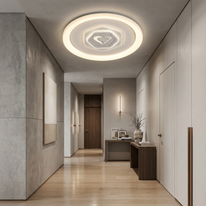 Plafonnier nordique chic avec détail cœur, polyvalent pour salon et couloir, installation facile, qualité supérieure garantie, luminaire fixe - Product Image 2