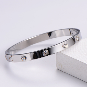 Vòng Tay Thời Trang 2022 Vòng Tay Thép Không Gỉ Vòng Tay Nữ Vòng Tay Tối Giản Cá Tính - Product Image 6