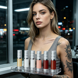 Crema de color transparente equilibrada para cejas, labios y ojos, suave, uniforme, estable, post-color, fina, transpirable, con cobertura completa, tonos fríos. - Product Image 5