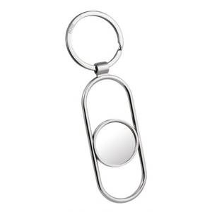 Porte-clés en caoutchouc creux à plaque coulissante - Product Image 1