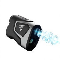 Télémètre laser de golf longue portée KOKVP avec fonction de compensation de pente, verrouillage magnétique du drapeau, portée de 1500 m, grossissement 7x, rechargeable, vibration