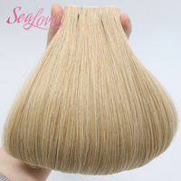 Extensions de cheveux papillon ultra-fines, pratiquement invisibles, coupables, sans retour, double tirage, luxe, blondes, cheveux slaves