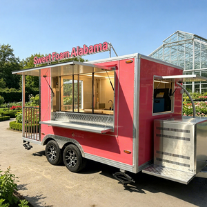 Commercial London Food Truck <strong>Waffle</strong> Crepe Food Trailer Cart Dessert Pancake Donut Mobile Food Trailer Fully Equipped for Sale - Product Image 1
