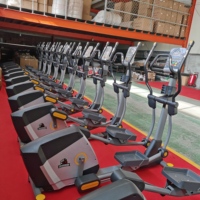 Système d'entraînement hyper-silencieux Firstfit amélioré 14IN stride LCD moniteur cross trainer machine elliptique debout