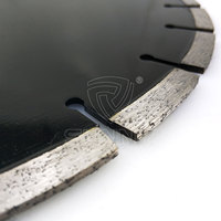 Lame de scie diamantée de 14 pouces (350 mm) pour la découpe du béton, segments soudés au laser, disque pour béton armé