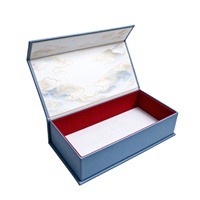Boîte cadeau rigide avec fermeture magnétique, boîte cadeau pour carte-cadeau, boîte cadeau avec rabat et fermeture magnétique, pliable, pour cadeaux d'entreprise, chaussettes, foulards en soie, parfums