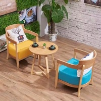 Mesa redonda de madera de café, sillón de cuero nórdico, centro de entretenimiento apilable, juego de muebles de comedor cuadrados modernos