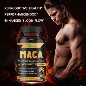 Suplemento Dietético de Maca Extra Fuerte - Hecho con 7 Ingredientes Naturales, Apoya la Vitalidad y el Rendimiento Masculino, 60 Cápsulas - Product Image 3
