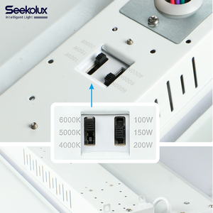 En stock aux États-Unis : Projecteur LED industriel suspendu linéaire KLight 100W-300W pour entrepôt, usine, salle de sport, atelier, avec variation de température de couleur (CCT) et fonctions de gradation, certifié ETL FCC - Product Image 4