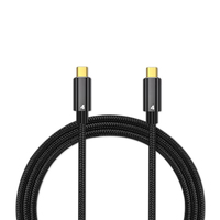 Cable Justlink 2024 de Carga Rápida Tipo C de 0.8M, PD 100W 5A, Thunderbolt 4, 8K 60Hz, 40Gbps, para iPhone 15 Pro Max, PVC