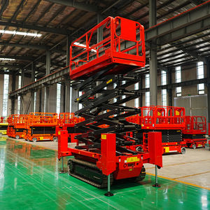 Plataformas de trabajo aéreo Todo terreno 6-14m Elevador de tijera Eléctrico Hidráulico sobre orugas Elevador de tijera autopropulsado Elevador pequeño - Product Image 2