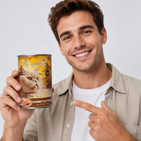 Nourriture humide pour chat en conserve, portable pour les voyages, 50 à 400 g, portion individuelle, sans additifs, nutritive, riche en viande, collation pour animaux de compagnie pour l'extérieur