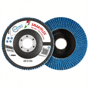 Disque à lamelles Fervi Smartflex 115 mm sans fer abrasif pour ponçage du métal - Product Image 1
