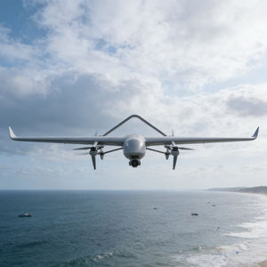 Drone à aile fixe ZLWM-YX-M12, moteur brushless, charge utile de 55 kg, temps de vol de plus de 40 minutes, transmission d'images longue portée pour usage industriel - Product Image 3